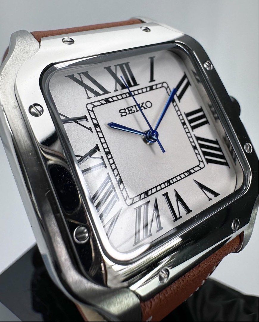 SANTOS WHITE BROWN LEATHER MOD