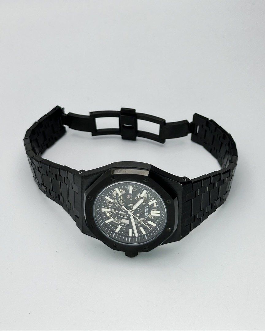 ROYAL OAK FULL BLACK SKELETON MOD