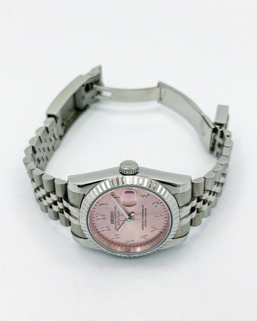 DATEJUST ARABIC PINK MOD