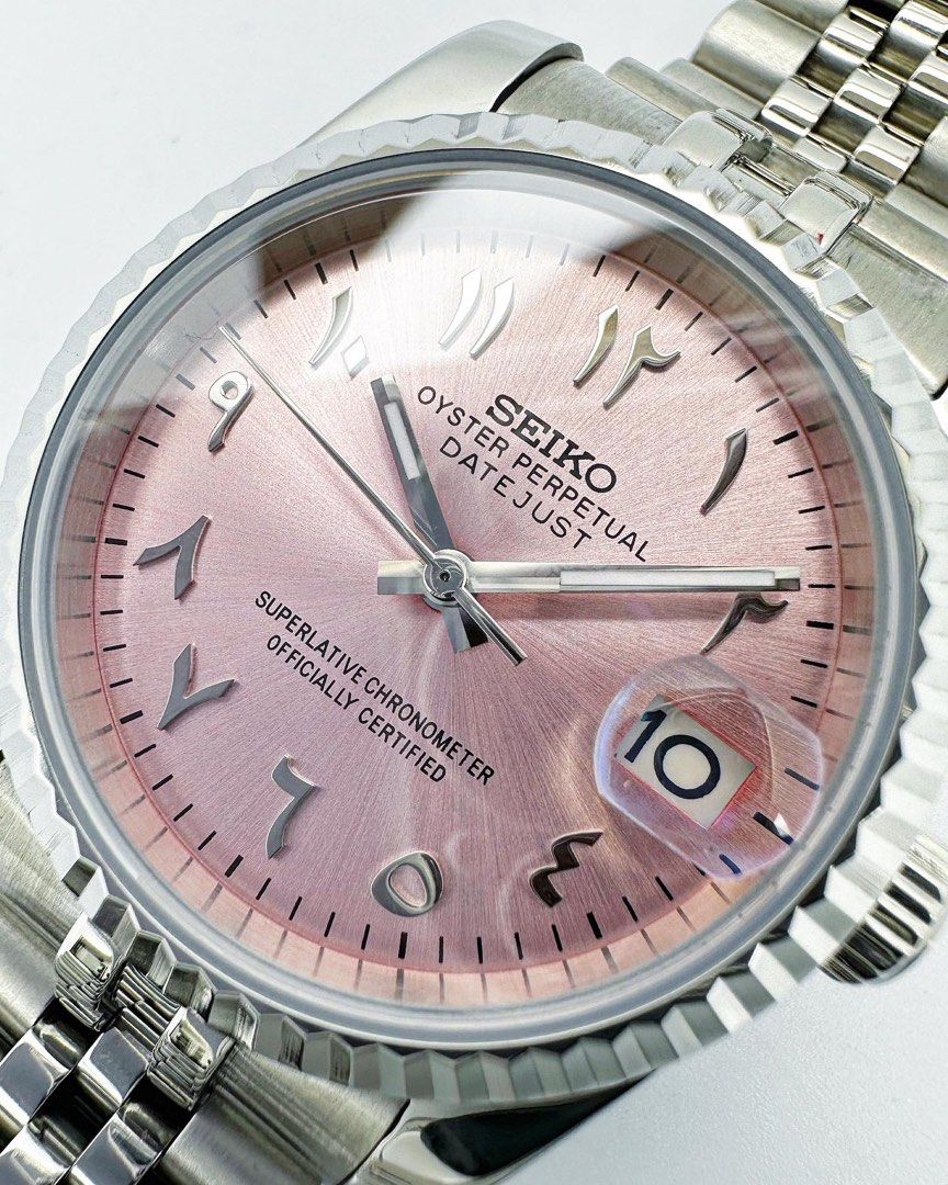 DATEJUST ARABIC PINK MOD