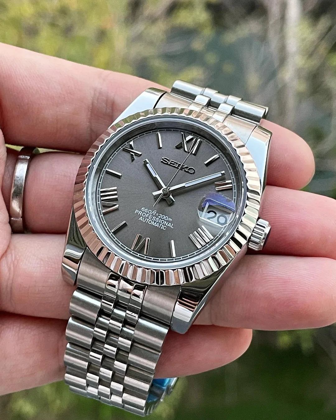 DATEJUST GRAY ROMAN MOD