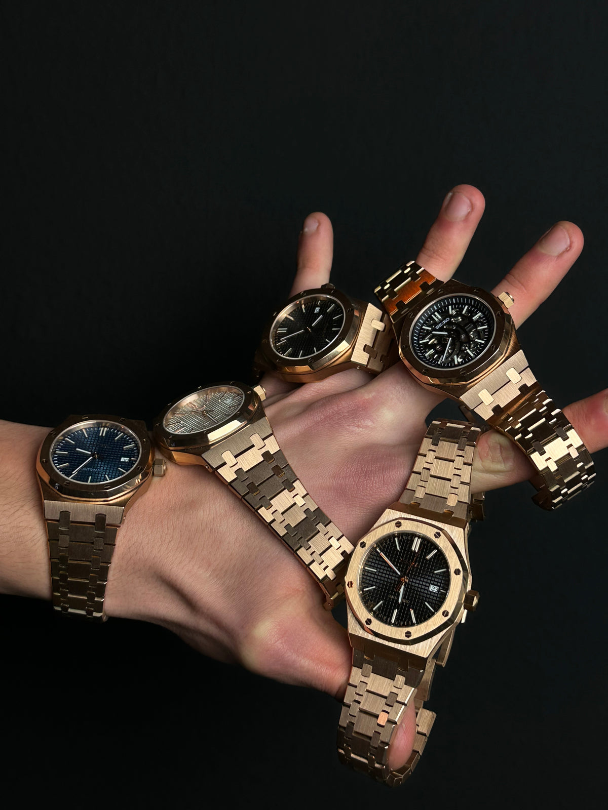 Watch Guy ROYAL OAK FULL BLACK CHRONO MOD – The_Watch_Guy