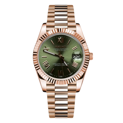 DATEJUST ROSE GOLD ROMAN MOD