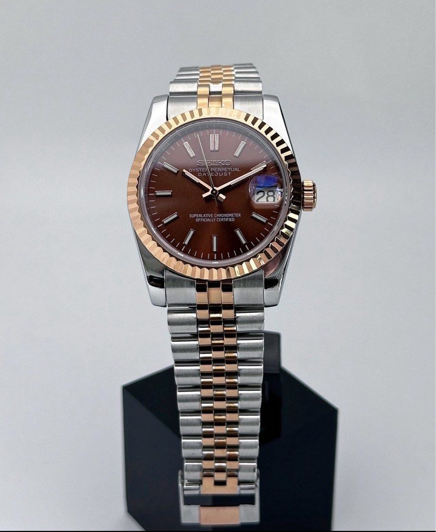 DATEJUST TWO-TONE CHOCOLATE MOD