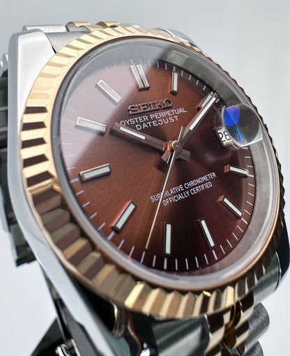 DATEJUST TWO-TONE CHOCOLATE MOD