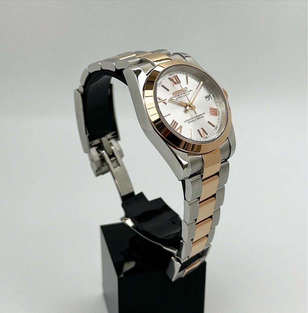 DATEJUST TWO-TONE ROMAN ROSE GOLD MOD