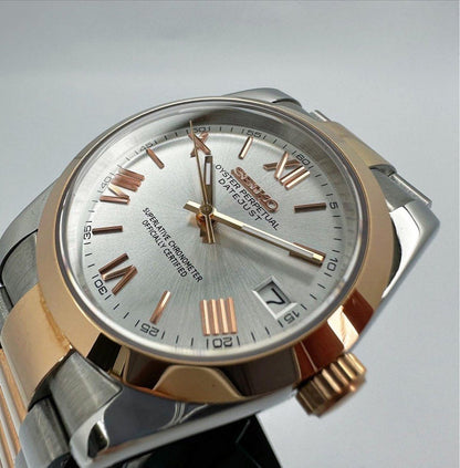 DATEJUST TWO-TONE ROMAN ROSE GOLD MOD
