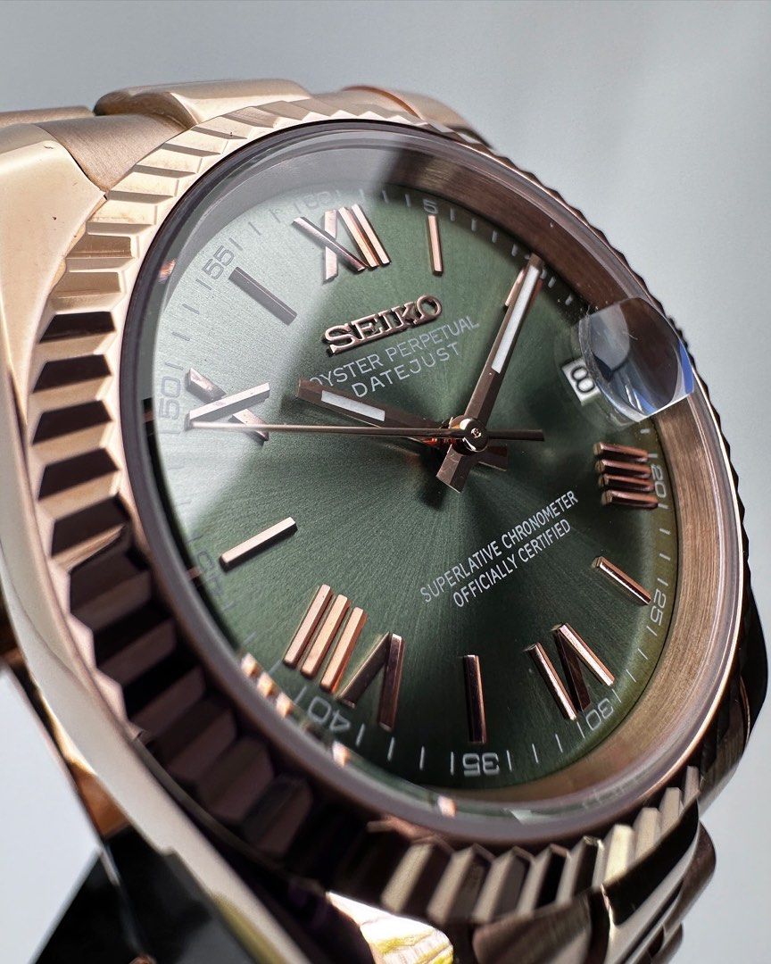 DATEJUST ROSE GOLD ROMAN MOD