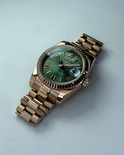 DATEJUST ROSE GOLD ROMAN MOD