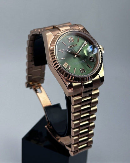 DATEJUST ROSE GOLD ROMAN MOD