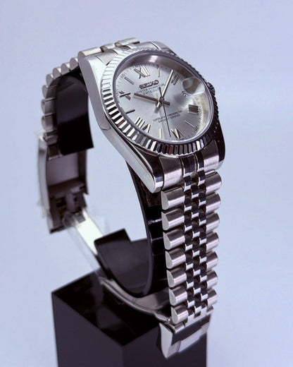 DATEJUST ROMAN SILVER MOD