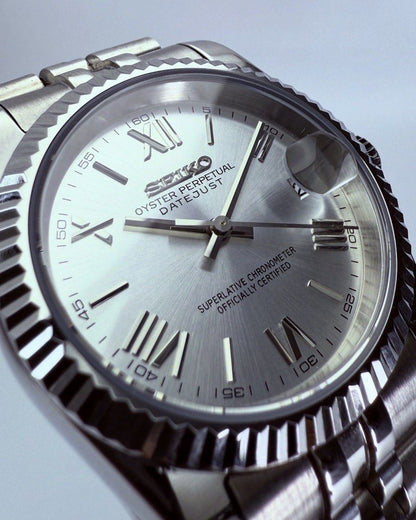 DATEJUST ROMAN SILVER MOD