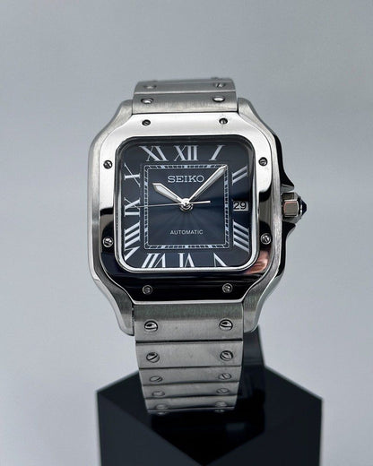 SANTOS BLUE TEXTURED DIAL MOD