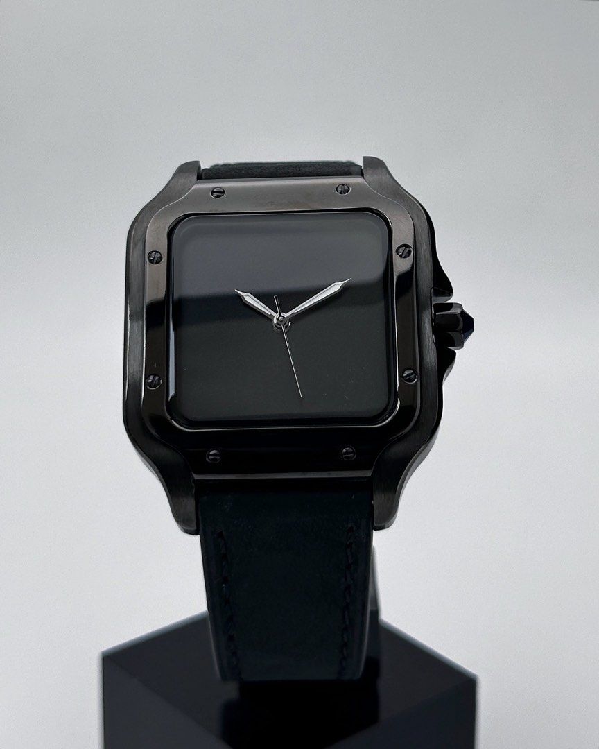 SANTOS FULL BLACK LEATHER MOD