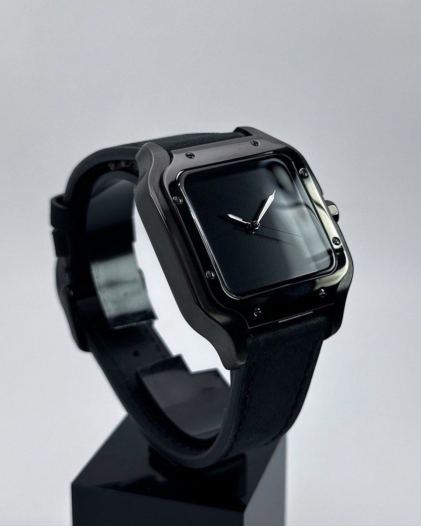 SANTOS FULL BLACK LEATHER MOD