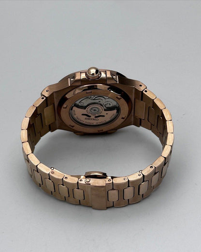 NAUTILUS BLACK ROSE GOLD MOD