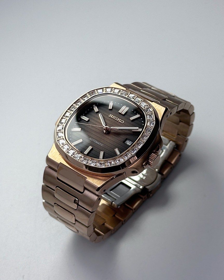NAUTILUS DIAMOND ROSE GOLD MOD