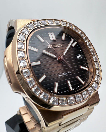 NAUTILUS DIAMOND ROSE GOLD MOD