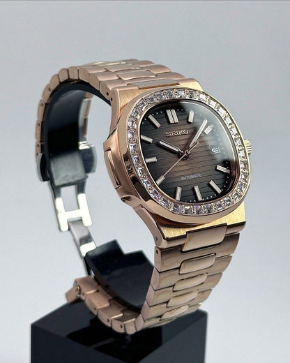 NAUTILUS DIAMOND ROSE GOLD MOD
