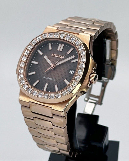 NAUTILUS DIAMOND ROSE GOLD MOD