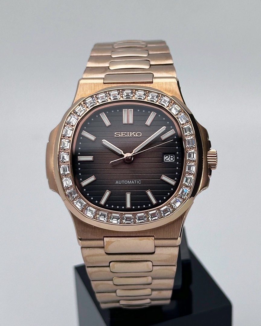 NAUTILUS DIAMOND ROSE GOLD MOD