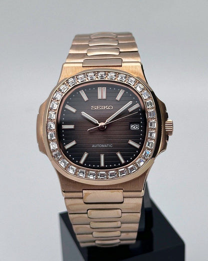 NAUTILUS DIAMOND ROSE GOLD MOD