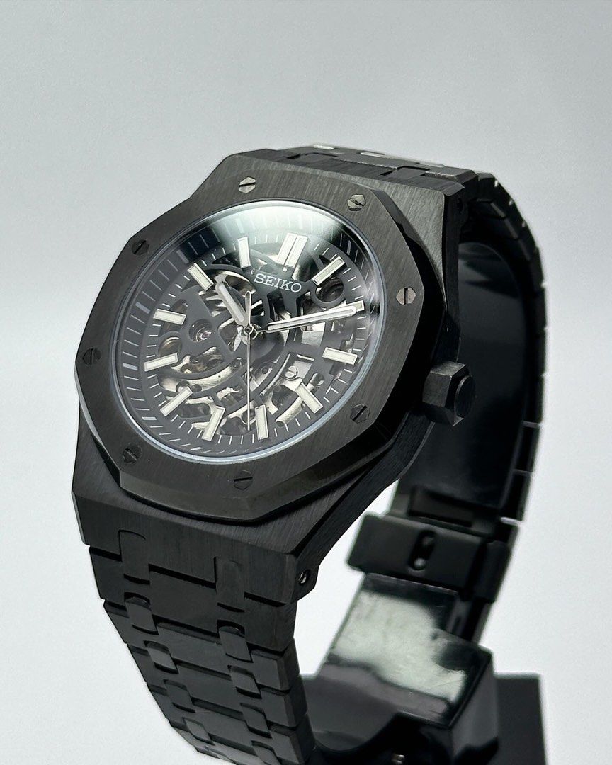 ROYAL OAK FULL BLACK SKELETON MOD