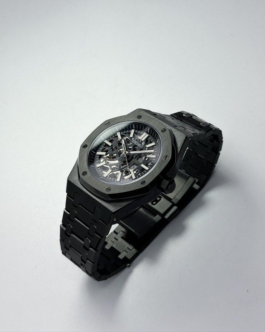 ROYAL OAK FULL BLACK SKELETON MOD