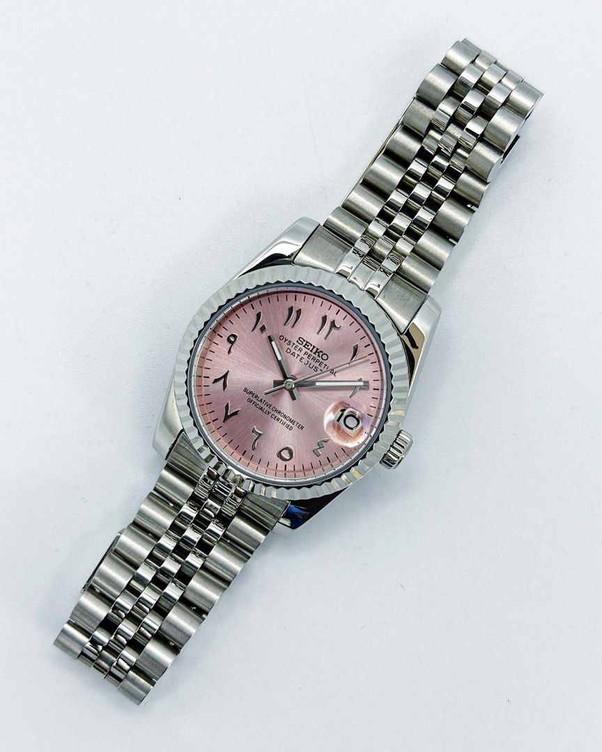 DATEJUST ARABIC PINK MOD