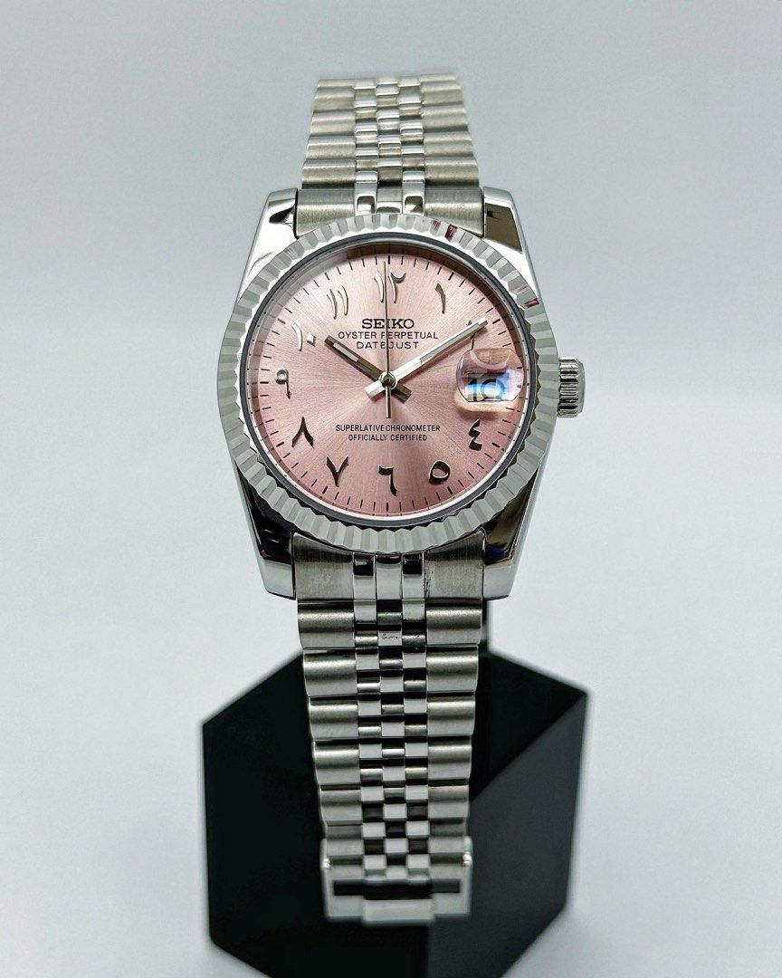 DATEJUST ARABIC PINK MOD