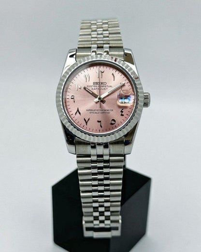 DATEJUST ARABIC PINK MOD