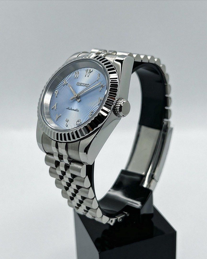 DATEJUST ARABIC LIGHT BLUE MOD