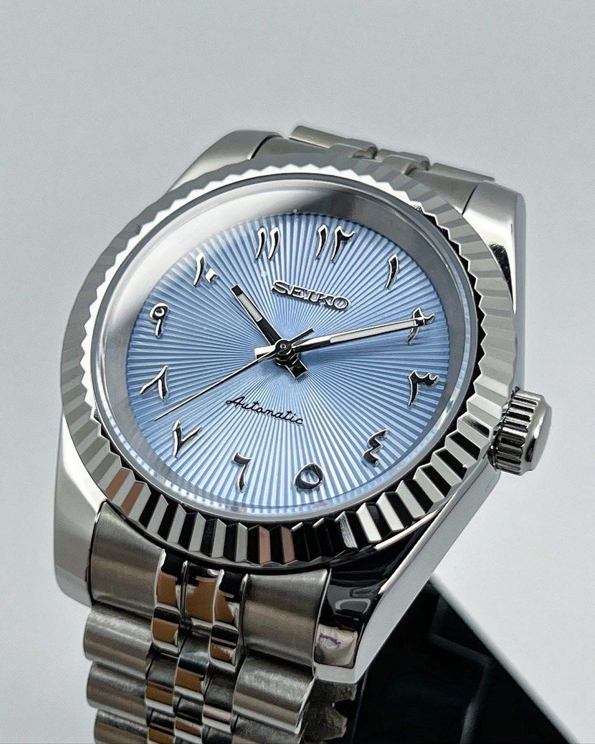 DATEJUST ARABIC LIGHT BLUE MOD