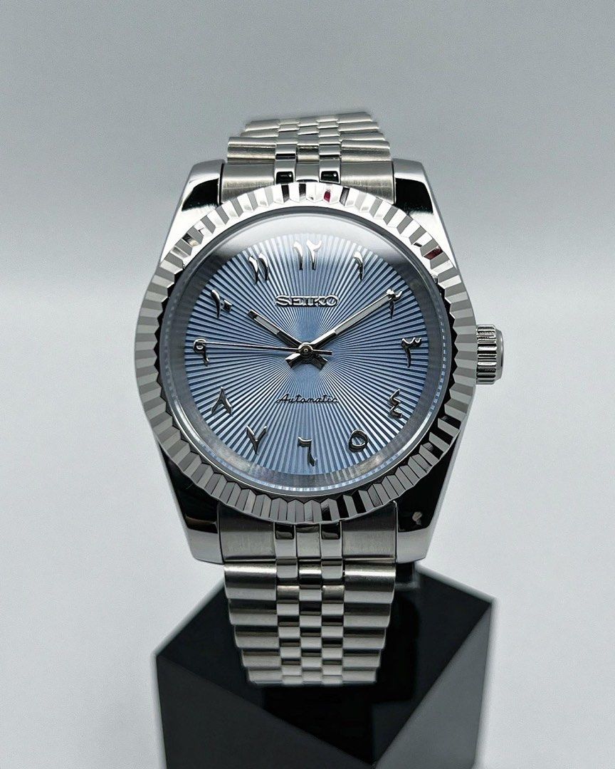 DATEJUST ARABIC LIGHT BLUE MOD