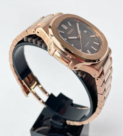 NAUTILUS CHOCOLATE ROSE GOLD MOD