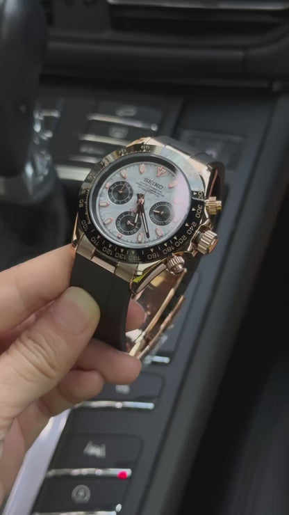 DAYTONA ROSE METEORITE DIAL MOD