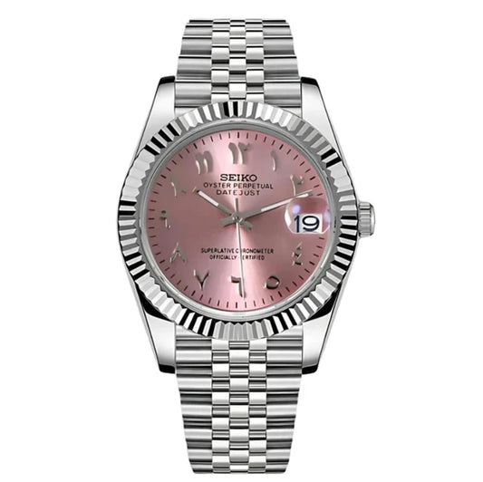 DATEJUST ARABIC PINK MOD