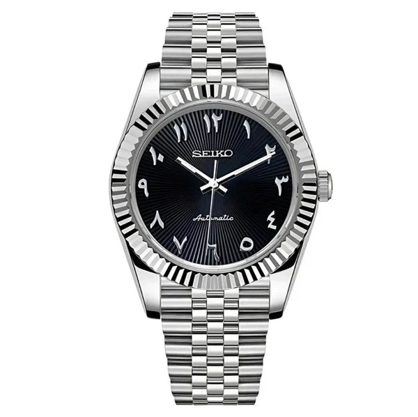 DATEJUST MOD TEXTURED BLACK ARABIC