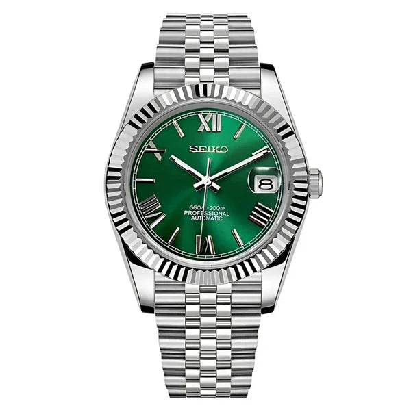 DATEJUST ROMAN GREEN MOD