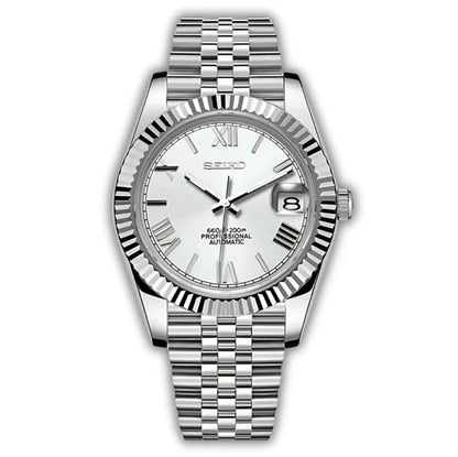 DATEJUST ROMAN SILVER MOD